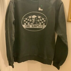 The Kooples Dark Gray Crewneck Skull and Cross-bone sweatshirt